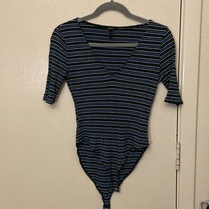 Striped Bodysuit